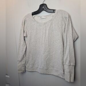 FIG Women Long Sleeve Waffle Texture Shirt Round Neck Size S Made In Canada